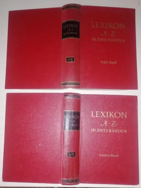 Lexikon A-Z in zwei Banden/Baenden (Немецкий энциклопедический словарь в двух томах).
