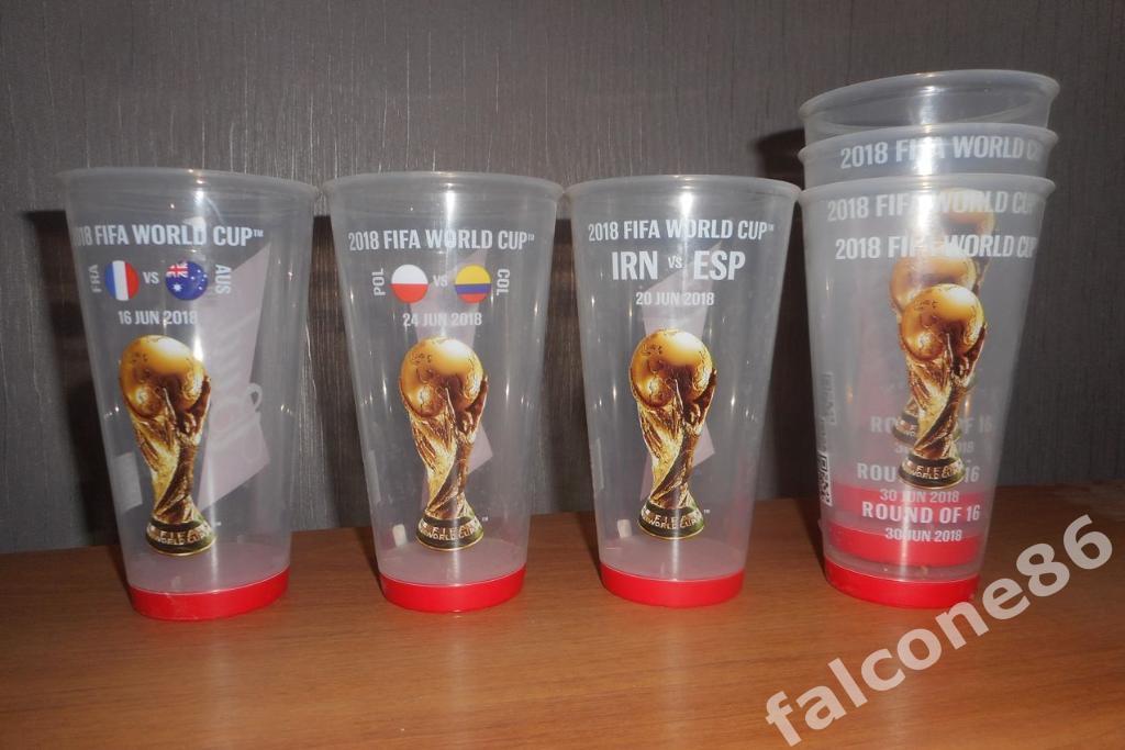 стаканы с матчей чемпионата мира 2018