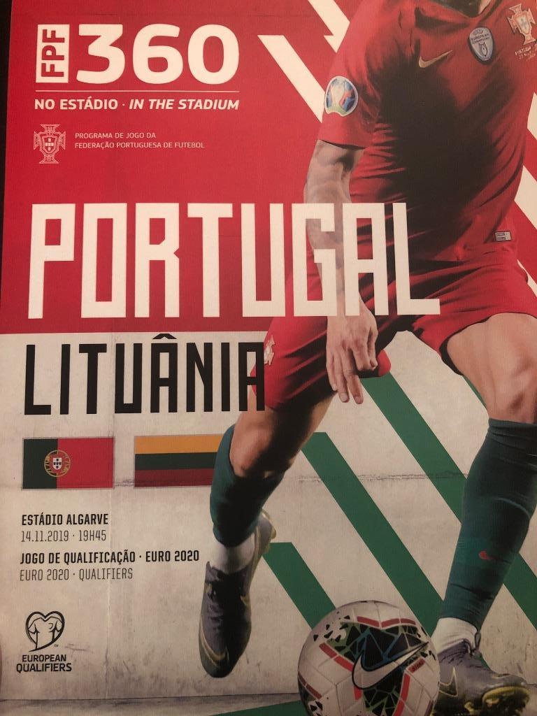 Португалия - Литва 2019 Отборочный матч ЕВРО-2020