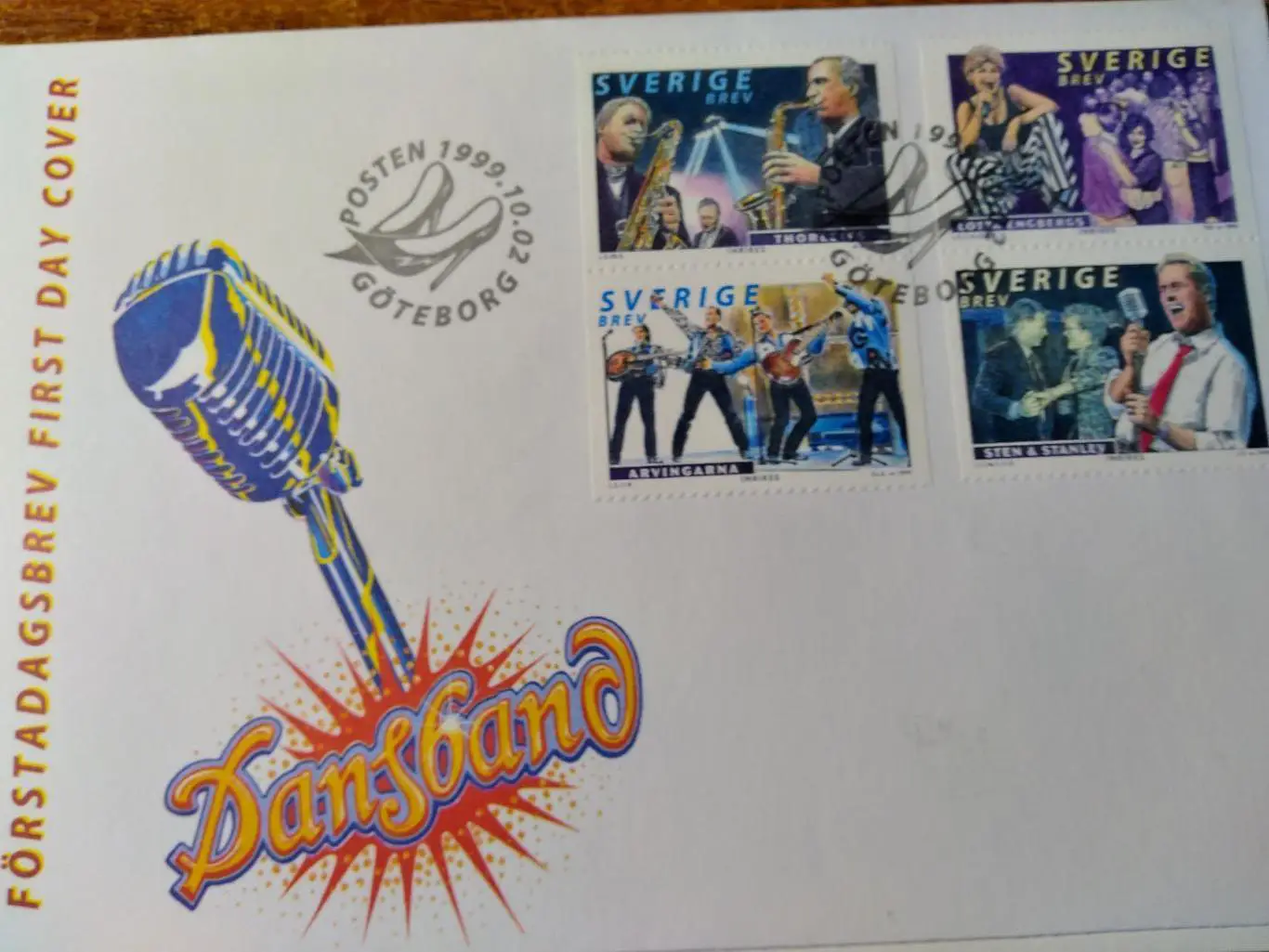 КПД Швеция Джаз-бенд гашение Гётеборг 10.02.1999г.