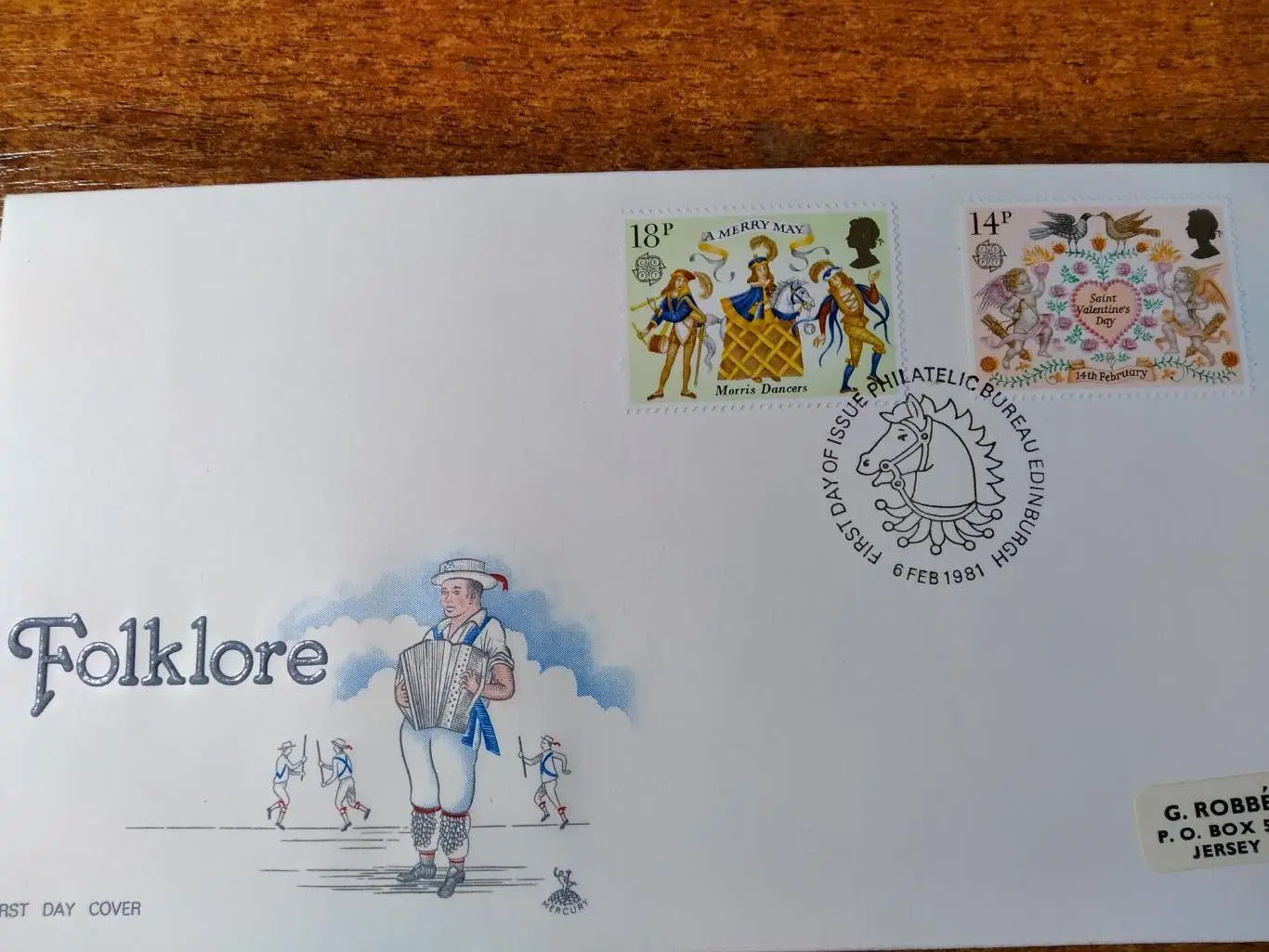 КПД к международной филвыставке г.Эдинбург Шотландия 1981г.