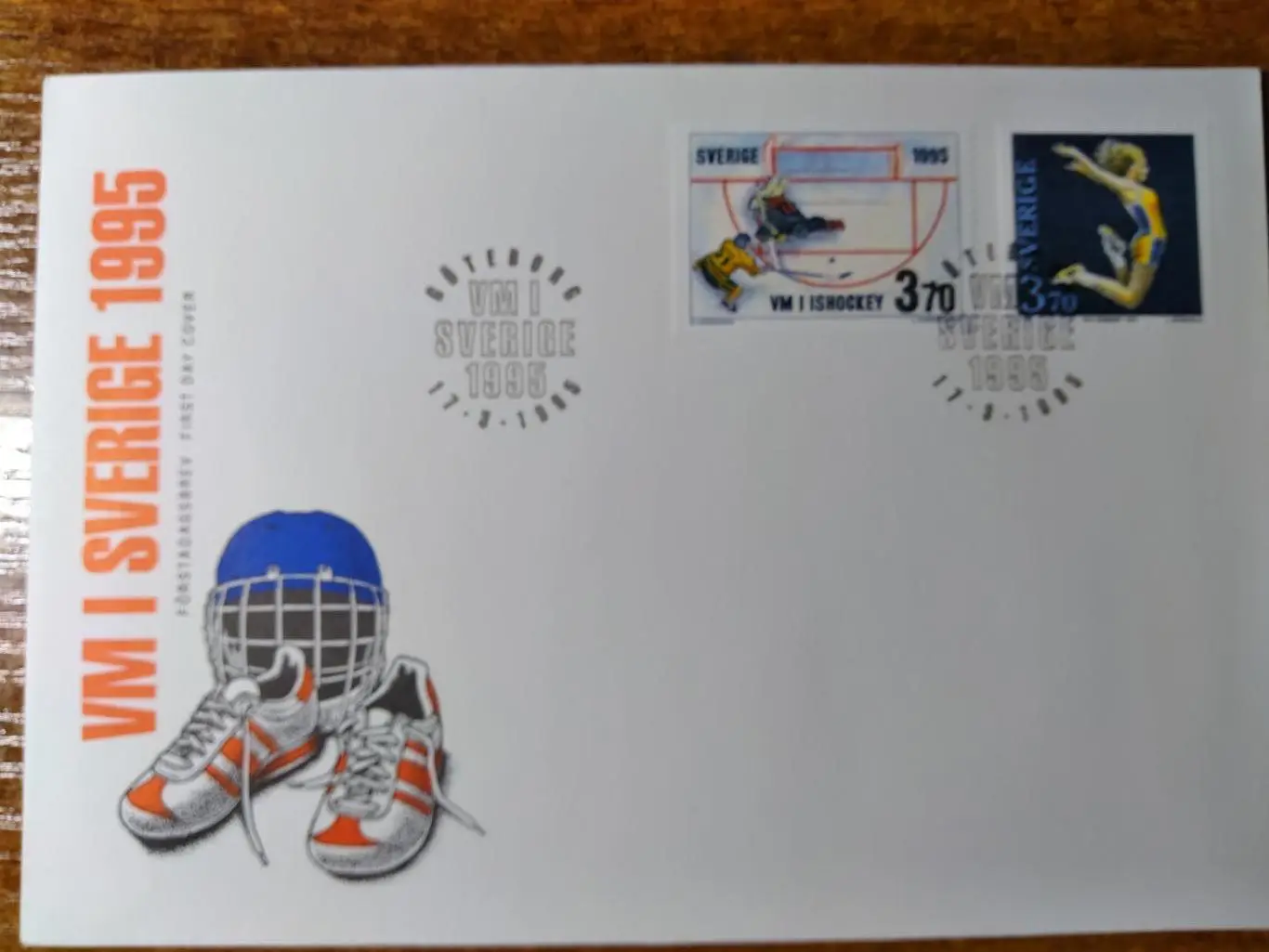 КПД с ЧМ по хоккею в Швеции 1995г.