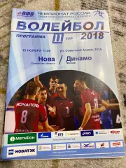 Нова (Новотроицк) - Динамо (Москва) 15.11.17