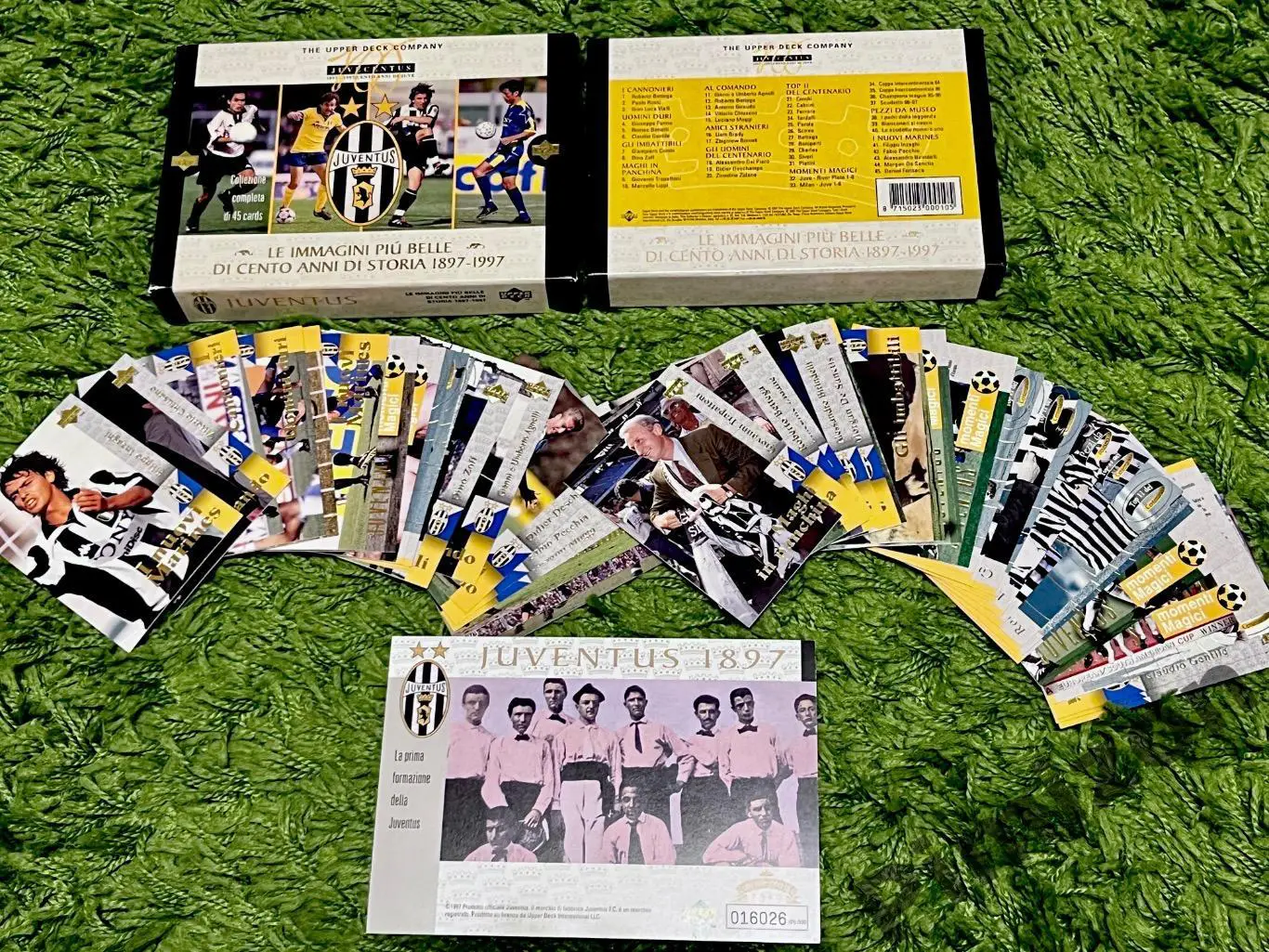 Карточки Ювентус Juventus к 100-летию клуба 1997 г