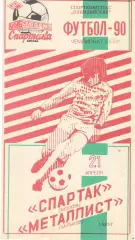 Спартак Москва - Металлист Харьков 21.04.1990 КБ Спартака