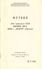 ЦСКА - Арарат Ереван 28.04.1990 КЛС ЦСКА