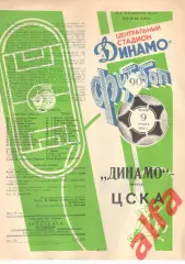 Динамо Москва - ЦСКА 09.08.1990