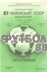 Кайрат Алма-Ата - Иртыш Омск 04.06.1989 Кубок СССР.