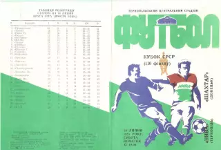Нива Тернополь - Шахтер Донецк 18.07.1987. Кубок СССР.