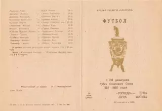 Торпедо Луцк - ЦСКА 18.07.1987. Кубок СССР.