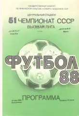 Кайрат Алма-Ата - Динамо Минск 22.05.1988.