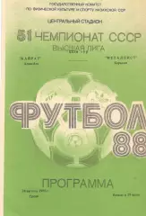 Кайрат Алма-Ата - Металлист Харьков 24.08.1988.