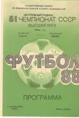 Кайрат Алма-Ата - Спартак Москва 17.09.1988.