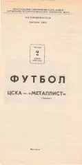 ЦСКА - Металлист Харьков 02.04.1987