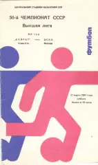 Кайрат Алма-Ата - ЦСКА 21.03.1987.