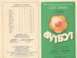 Днепр Днепропетровск - Нефтчи Баку 22.06.1987.