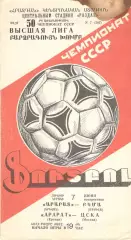 Арарат Ереван - ЦСКА 07.06.1987.