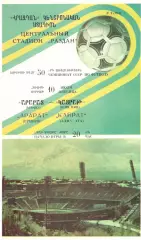 Арарат Ереван - Кайрат Алма-Ата 10.07.1987.