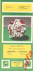 Нефтчи Баку - Спартак Москва 16.10.1987