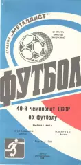 Металлист Харьков - Спартак Москва 23.03.1986