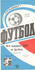 Металлист Харьков - Торпедо Кутаиси 13.07.1986