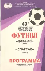 Динамо Киев - Спартак Москва 27.04.1986