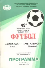Динамо Киев - Металлист Харьков 13.11.1986