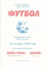 КАМАЗ Набережные Челны - Динамо Москва 19.10.1996