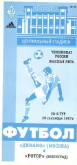 Динамо Москва - Ротор Волгоград 20.09.1996.