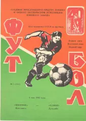 Шинник Ярославль - Памир Душанбе 04.05.1985