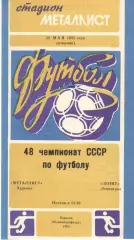 Металлист Харьков - Зенит Ленинград 28.05.1985