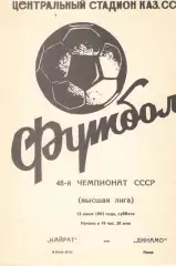 Кайрат Алма-Ата - Динамо Киев 13.07.1985
