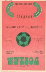 Нистру Кишинев - Динамо Киев 17.09.1984. Кубок СССР