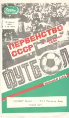 Торпедо Москва - СКА Ростов-на-Дону 28.04.1985