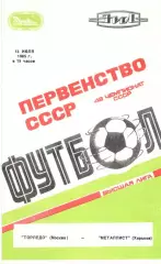 Торпедо Москва - Металлист Харьков 13.07.1985