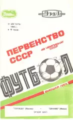 Торпедо Москва - Динамо Минск 31.08.1985