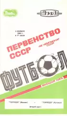 Торпедо Москва - Торпедо Кутаиси 03.11.1985