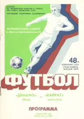 Динамо Киев - Кайрат Алма-Ата 05.04.1985