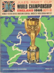 Официальная программа чемпионата мира по футболу 1966 года (Англия)