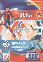 ЦСКА - Динамо Москва 27.06.2000.