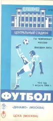 Динамо Москва - ЦСКА 01.08.1998.