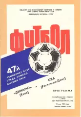 Динамо Киев - СКА Ростов-на-Дону 11.05.1984