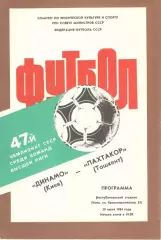 Динамо Киев - Пахтакор Ташкент 29.07.1984