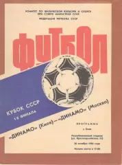 Динамо Киев - Динамо Москва 28.10.1984. Кубок СССР