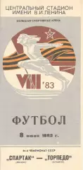 Спартак Москва - Торпедо Кутаиси 08.06.1983