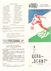 ЦСКА - Зенит Ленинград 02.07.1983