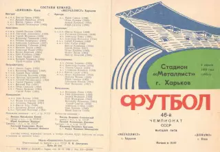 Металлист Харьков - Динамо Киев 02.04.1983