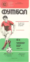 Металлист Харьков - Динамо Минск 02.08.1983