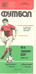 Металлист Харьков - Жальгирис Вильнюс 05.08.1983