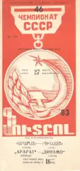 Арарат Ереван - Динамо Киев 27.03.1983
